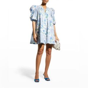Hunter Bell Blue Floral Jenkins Dress